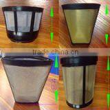 Basket Style Permanent Coffee Filter Stainless Steel Mesh