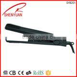 The LED Display Pro CE ROHS Ceramic Flat Iron PTC Hair Flat Iron 35W Barber Shop Hair Straightener thumbnail-1