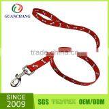 China Factory Custom Print Logo Nylon Dog Collar and Leash thumbnail-2