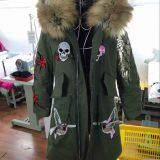 Fake Fur Jacket, Women's Clothing, Green, Polyester thumbnail-5