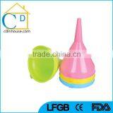 PP Color Plastic Funnel for Kicthen