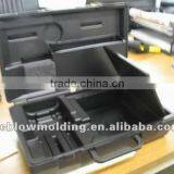 OEM Plastic Large Box PE Toolkit Hard Plastic Waterproof Tool Trolley Box thumbnail-1