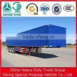 50t Truck Trailer 3 Axle Box Trailer Van Cargo Semi Trailer in China for Sale thumbnail-3