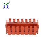 Colourful Rectangular Plastic Garden Fence Flower Pots Wholesale thumbnail-1