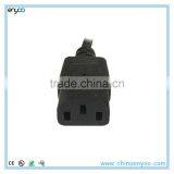 CPU/PDU C13 to C14 Power Cord - Black Cable thumbnail-2
