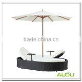 Audu Rattan Queen Cheap Beach Canopy Bed thumbnail-5
