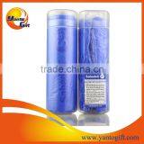 Custom Logo Debossed Sports Cooling Towel With Tube Pack