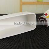 Pasta Bowls White Square Serving Bowl thumbnail-6