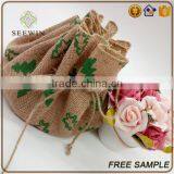 Burlap Jute Material Modern Flower Stand for Flower Decoration thumbnail-2