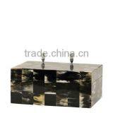 High Quality Best Selling Lacquered Buffalo Horn Inlay Rectangle Jewelry Box From Vietnam thumbnail-1