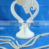 2014 Hot Selling Heart Rose Cake Topper Wedding Figurine thumbnail-1