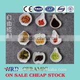 Creative Stocked Small Ceramics Dish,sauce Dish ,creative Dish, Snack Dish thumbnail-1