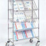 Removable Chrome Wire Slant Shelf Kits thumbnail-1