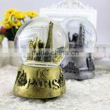 Paris Eiffel Tower France Souvenir Snowglobes thumbnail-2