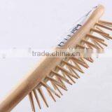 64 Holes Wooden Message/comb Hair Brush thumbnail-4
