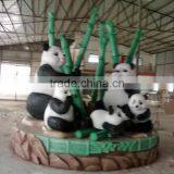 Fiberglass Panda Mascot Sculpture thumbnail-1