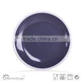 Dinner Set With White Rim/16PCS GREY STONEWARE DINNER SET thumbnail-3