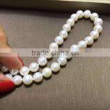 AAA 8-9mm White Freshwater Pearl Necklace thumbnail-4