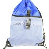 Promotional Custom Designed Mesh Drawstring Backpacks/Wholesale String Bags With Front Mesh Pockets thumbnail-3