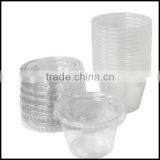 1 oz Clear Plastic Jelly Condiment Sauces Dips Cups With Lids,custom Plastic Clear Jelly Cups,custom Plastic Cups Manufacturer thumbnail-1