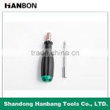 12 Pcs Telescopic Ratchet Screwdriver With Changeable Head