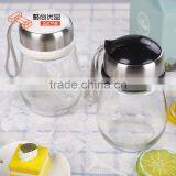 L00053 2017 High Quality Stylish Design Custom Penguin Shape Pyrex Heat-Resistant Clear Glasses Bottles thumbnail-3