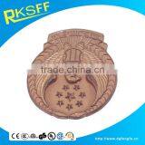 Promotion Mental Die Casting Purple- Bronze Plating Big Badge With High Quality thumbnail-5