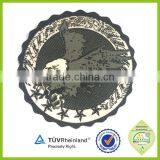 Manufacturer Apparel AVA Damask Printed Satin Clothing Labels