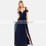 GZY 2015 Off-shoulder Comfortable Fabric Long Dress Red thumbnail-5