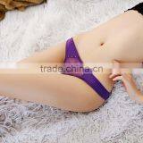 Stock 2016 New Brand Diamond Ice Silk Transparent Panties Everyday Women's Clothing Intimates Cotton Women Briefs Sey Girls Unde thumbnail-2