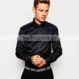 Classic Formal Slim Fit Black Shirt for Men thumbnail-1