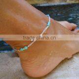 Double Layers Cooper Foot Chain High End Cooper Anklet 2016 New Design Cooper Chain Bracelet Anklet thumbnail-3