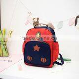 School Backpack Kids Baby Zippers Stars Prints Bags for Children PU thumbnail-2