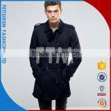 Best Brand pocket long on men's coat