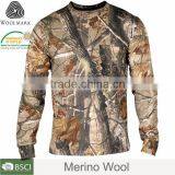 Merino Wool Outdoors Casual Sportswear Safari Shirt Men thumbnail-1