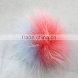 Myfur Fashionable Design Fur Keychain Hit Color Raccoon Fur Pompoms Wholesale Genuine Fur Pom thumbnail-3