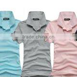 Custom Fashionable and Best Fit Plain Short Sleeve Polo T-shirt Manufactures in Guangzhou China thumbnail-6