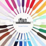 Plain Sneaker Shoelaces~Flat Coloured Shoe Laces~Colours Football Boots Train Shoelaces~NO MOQ~57 Colors Available~Accept Custom thumbnail-1