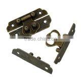Wholesale Antique Bronze Jewelry Buckle Decorative Wooden Box Lock thumbnail-2