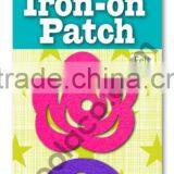 Mini Iron on Felt Patch Heat Transfer Colorful Flower Fashion Accessories