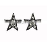 2016 Hot Sale Hiphop Earrings Star Shape Stud Diamond Body Jewelry Wholesale thumbnail-3