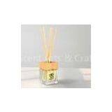 130ml Room Fragrance Reed Diffuser With Cube Glass Bottle and Wooden Top TS-RD17 thumbnail-1