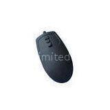 IP68 Silicone Medical Rugged Optical Mouse 800DPI Black / White Color