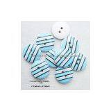 Tiny Wooden Button With Navy Black Color For Baby Clothing Or Paper Cards thumbnail-1