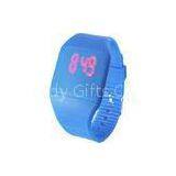 Vogue Silicone Touch Screen LED Digital Mirror Face Watch For School Student