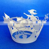Boy wizard Laser Cut cupcake wrappers birthday wedding accessories party cake decoration favors