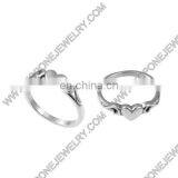 Fashion Stainless Steel Celtic Knot Wedding Engagement Rings thumbnail-3