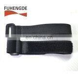 Hook and Loop Klettband Reusable Fastening Wrap Strap/ Hook Loop Strap With Plastic Buckle End