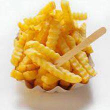 Disposable Cutlery French Fries Fork Chips Wooden Forks 85X10 MM Large thumbnail-2