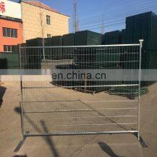 Construction Portable Fence Panels 1830mm x 2950 mm Square 1 Inch Pipes PVC Coated